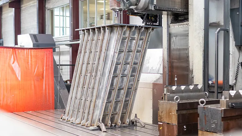 turboMech products: mechanically machined welded structures